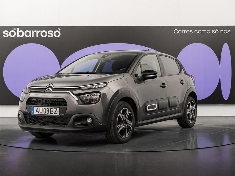 Cinza Usado 2022 Citroën C3 Feel Citadino | € 14.990 (Preço justo) - Imagem 1/4