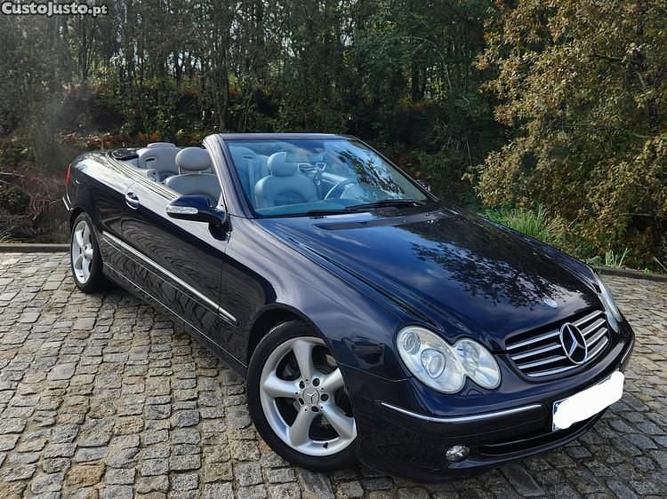 Azul Usado 2003 Mercedes CLK200 Avantgarde Cabrios | € 9.950 (Bom preço) - Imagem 1/1