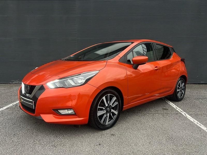 Usado Nissan Micra S 90 HP (66 kW) 2018 Laranja Citadino