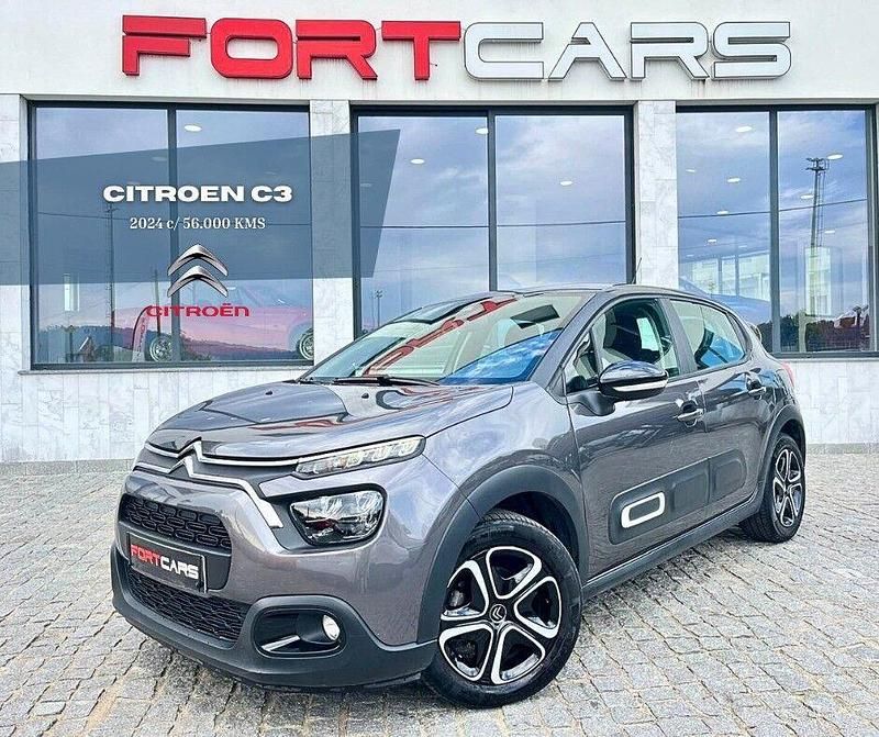 Cinza Usado 2024 Citroën C3 Feel Citadino | € 15.990 (Preço justo) - Imagem 1/4