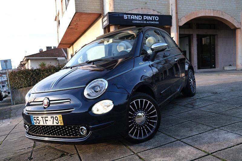 Azul Usado 2017 Fiat 500C Riva Cabrios | € 14.950 (Caro) - Imagem 1/4