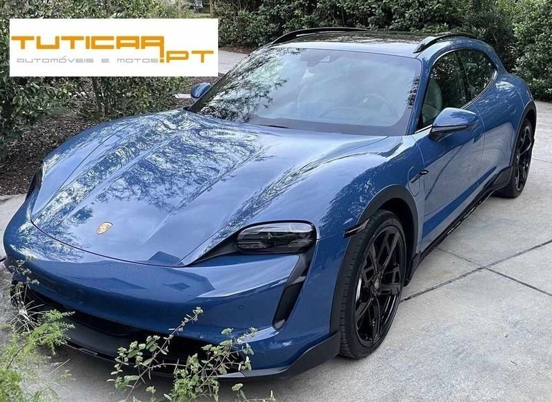 Azul Usado 2021 Porsche Taycan Sedan | € 69.900 (Preço justo) - Imagem 1/4