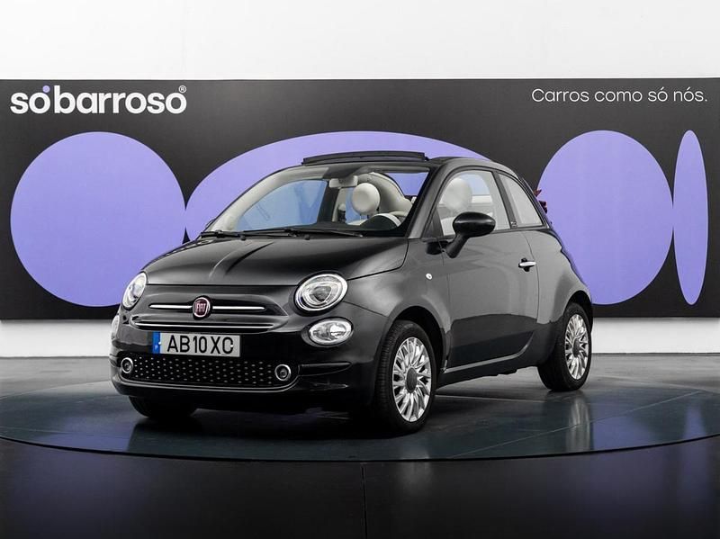 Preto Usado 2020 Fiat 500C Lounge Cabrios | € 15.990 (Preço justo) - Imagem 1/4