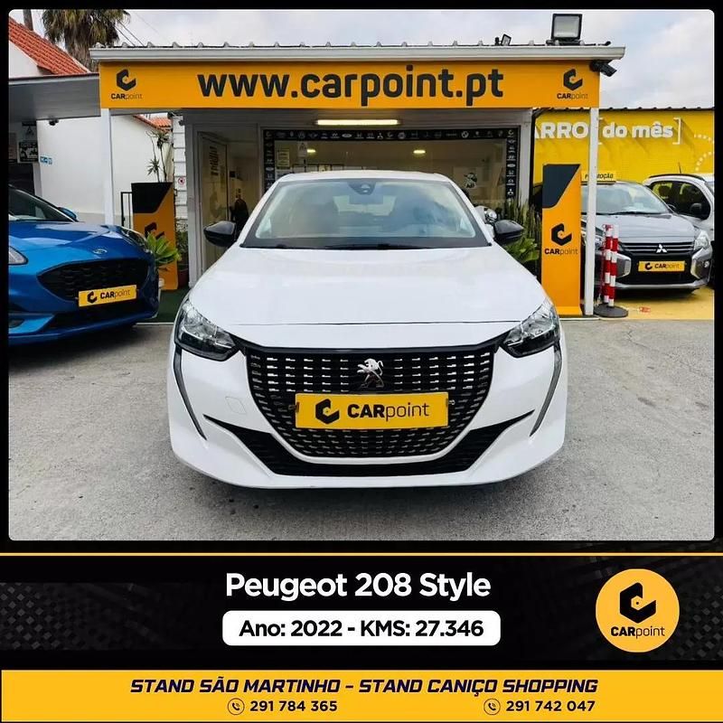 Branco Usado 2022 Peugeot 208 Style Citadino | € 16.900 (Preço justo) - Imagem 1/4