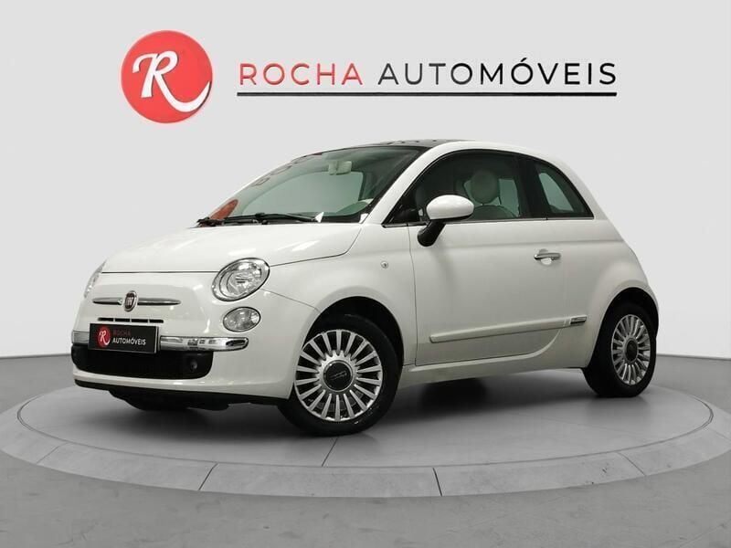 Branco Usado 2013 Fiat 500 Lounge Citadino | € 9.489 (Preço justo) - Imagem 1/4