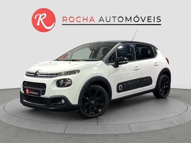 Branco Usado 2016 Citroën C3 PureTech Citadino | € 10.699 (Preço justo) - Imagem 1/4