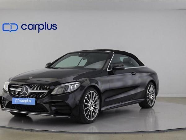 Preto Usado 2020 Mercedes C200 AMG line Cabrios | € 40.900 (Preço justo) - Imagem 1/4