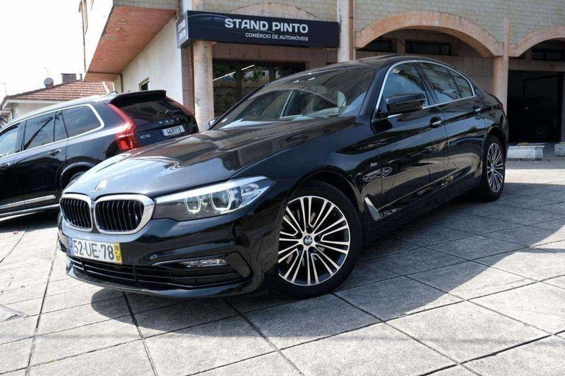 Preto Usado 2018 BMW 520 Sport Line Sedan | € 25.900 (Preço justo) - Imagem 1/4