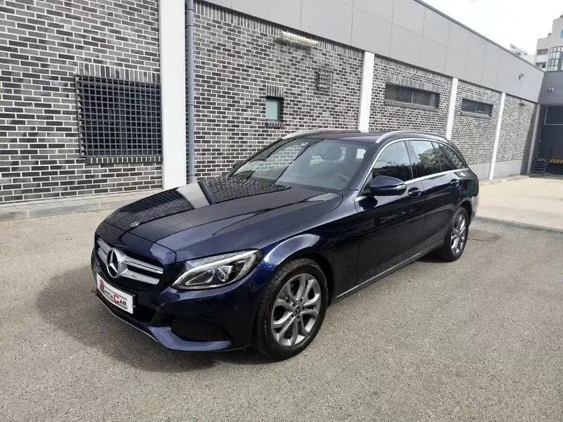 Azul Usado 2017 Mercedes C200 Avantgarde Carrinha | € 19.480 (Preço justo) - Imagem 1/4