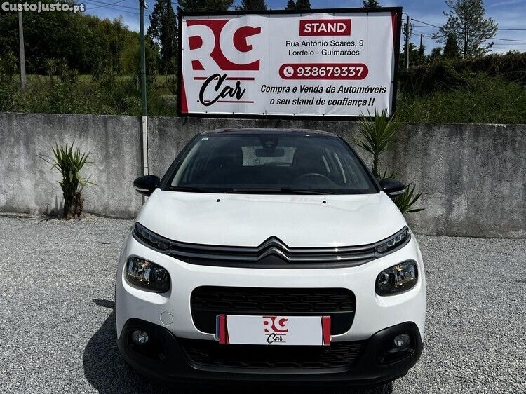 Branco Usado 2020 Citroën C3 PureTech Citadino | € 11.000 (Bom preço) - Imagem 1/1