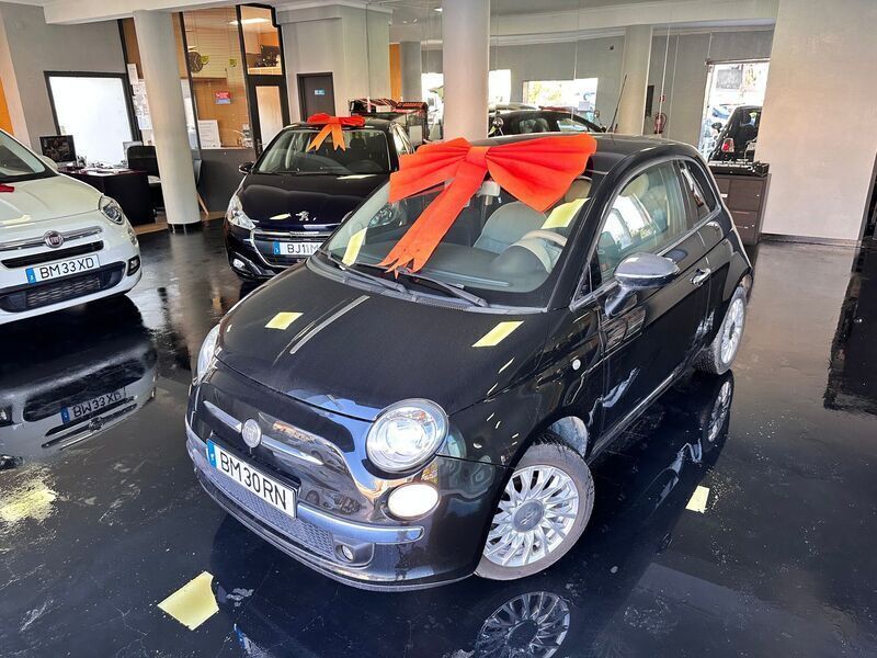 Preto Usado 2008 Fiat 500 Lounge Citadino | € 6.850 (Preço justo) - Imagem 1/4
