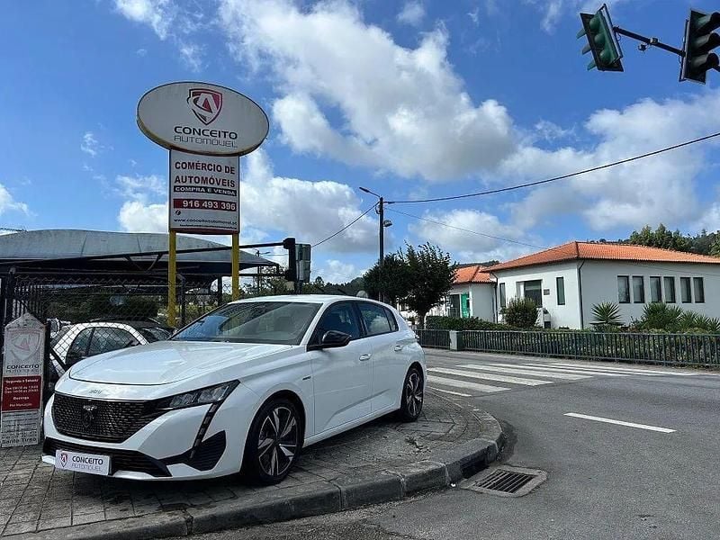 Branco Usado 2022 Peugeot 308 Allure Sedan | € 23.490 (Bom preço) - Imagem 1/4