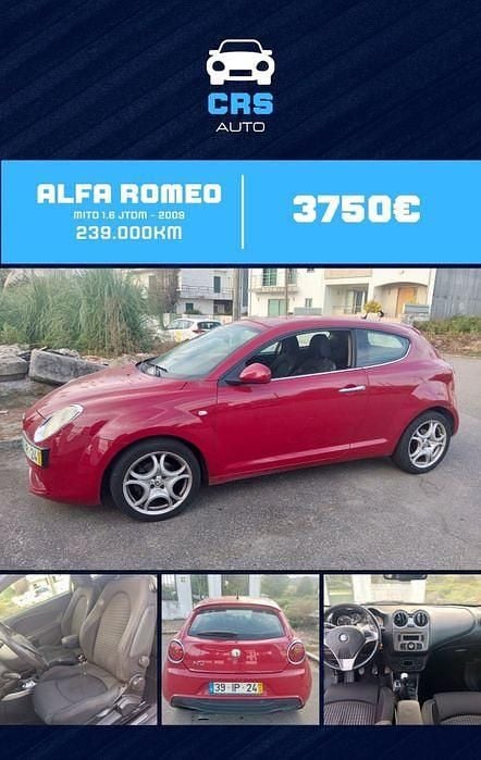 Usado 2009 Alfa Romeo MiTo Citadino | € 3.500 (Super Preço) - Imagem 1/4