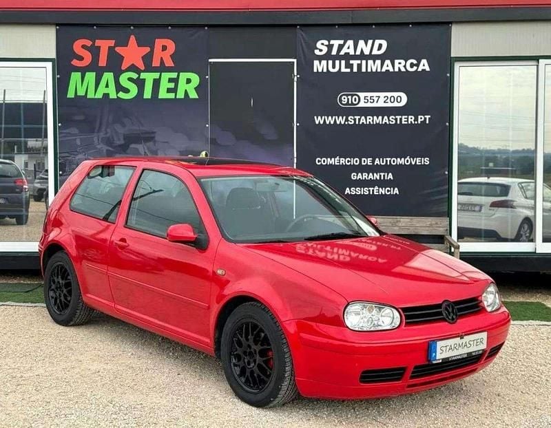 Vermelho Usado 1999 VW Golf IV Citadino | € 3.450 (Preço justo) - Imagem 1/4