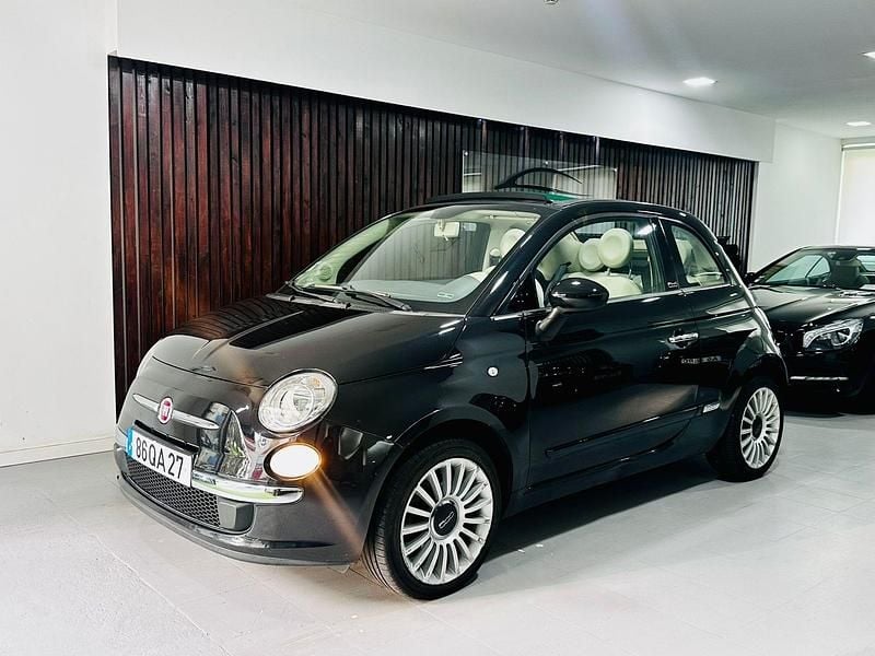 Usado Fiat 500C Lounge 95 HP (69 kW) 2015 Preto Cabrios