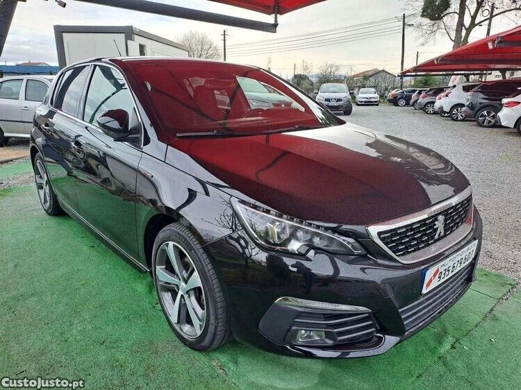 Preto Usado 2018 Peugeot 308 GT-line Citadino | € 16.500 (Preço elevado) - Imagem 1/1