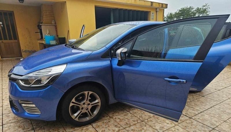 Azul Usado 2016 Renault Clio IV Citadino | € 10.999 (Bom preço) - Imagem 1/4