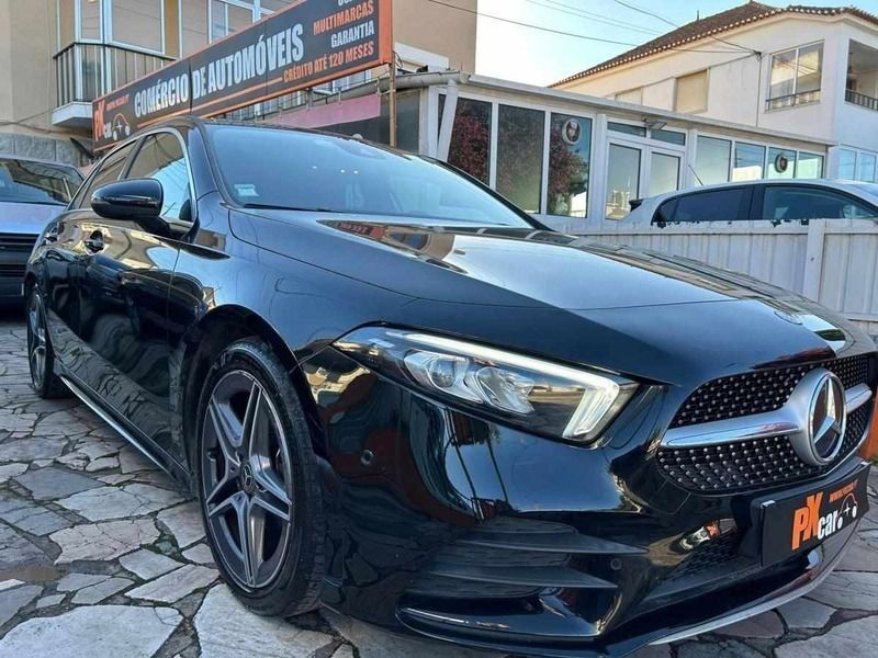Preto Usado 2019 Mercedes A180 AMG line Citadino | € 26.900 (Preço elevado) - Imagem 1/4