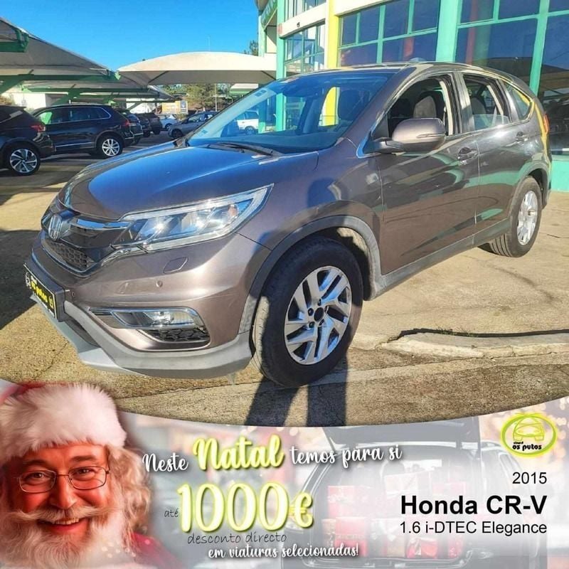 Cinzento Usado 2015 Honda CR-V Elegance SUV | € 21.500 - Imagem 1/4