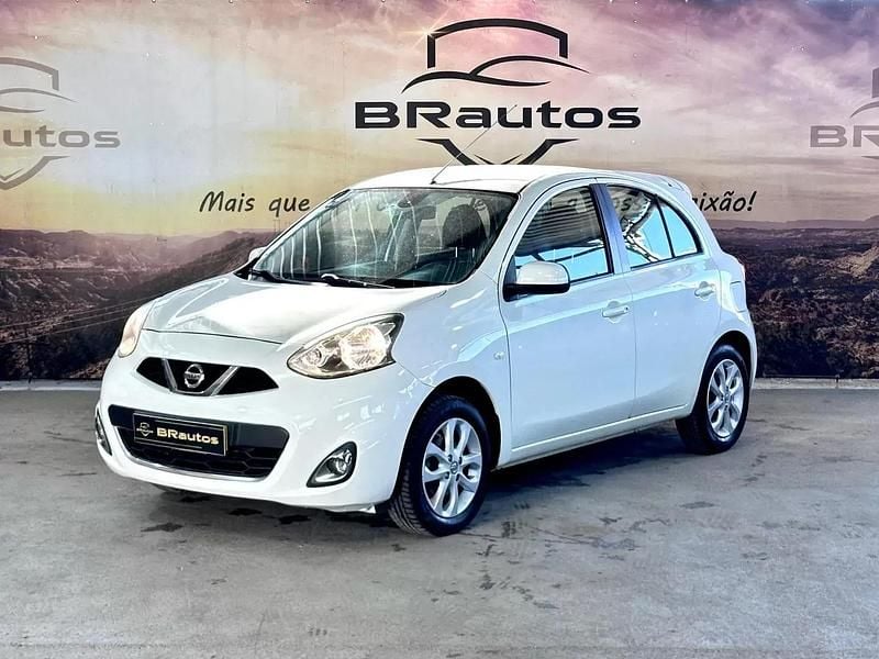 Branco Usado 2015 Nissan Micra Citadino | € 11.900 - Imagem 1/4