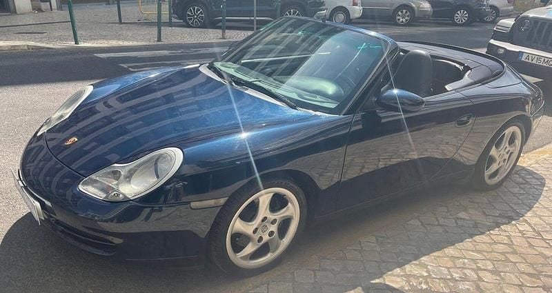 Azul Usado 1998 Porsche 911 Carrera Cabriolet Cabrios | € 46.000 - Imagem 1/4