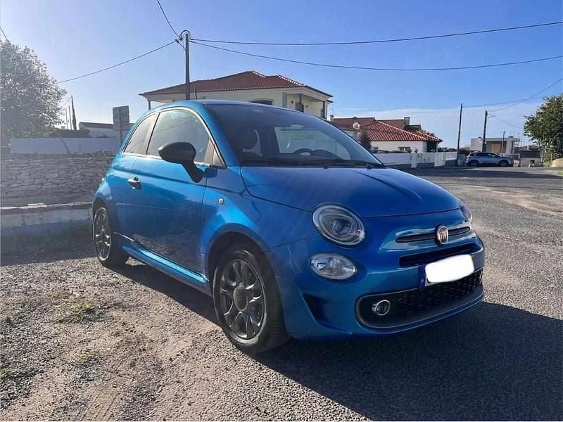 Azul Usado 2018 Fiat 500 Citadino | € 14.000 (Preço justo) - Imagem 1/4