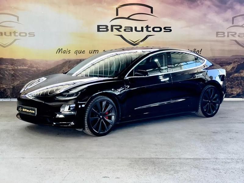 Preto Usado 2019 Tesla Model 3 Performance Sedan | € 29.900 (Caro) - Imagem 1/4