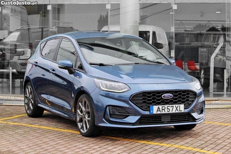 Azul Usado 2022 Ford Fiesta ST-Line Citadino | € 17.990 (Preço elevado) - Imagem 1/1