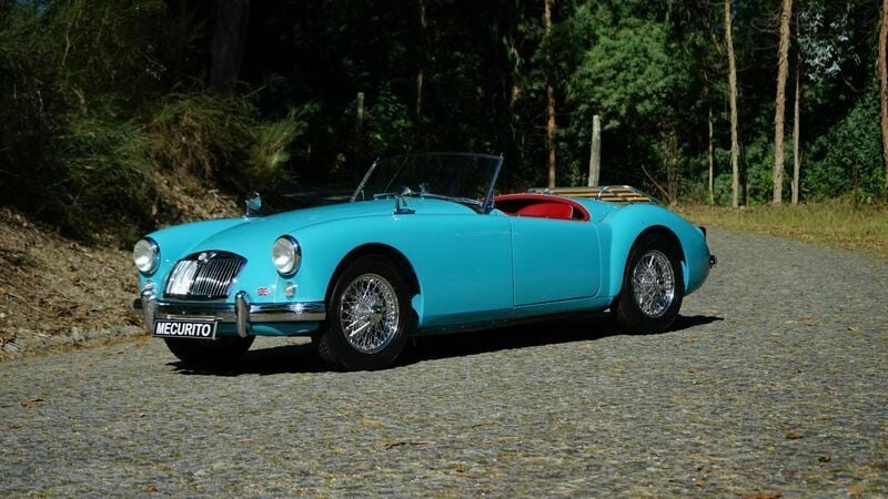 Usado MG MGA 69 HP (50 kW) 1957 Azul Cabrios