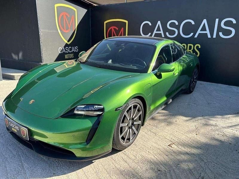 Verde Usado 2022 Porsche Taycan Sedan | € 74.990 (Preço justo) - Imagem 1/4