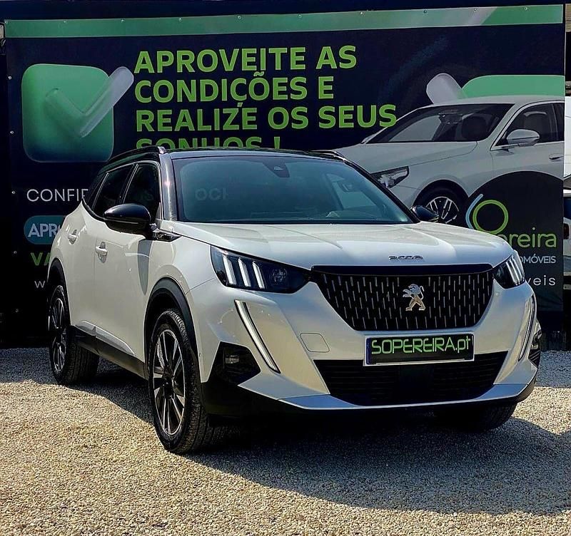 Branco Usado 2021 Peugeot 2008 GT SUV | € 21.600 (Caro) - Imagem 1/4