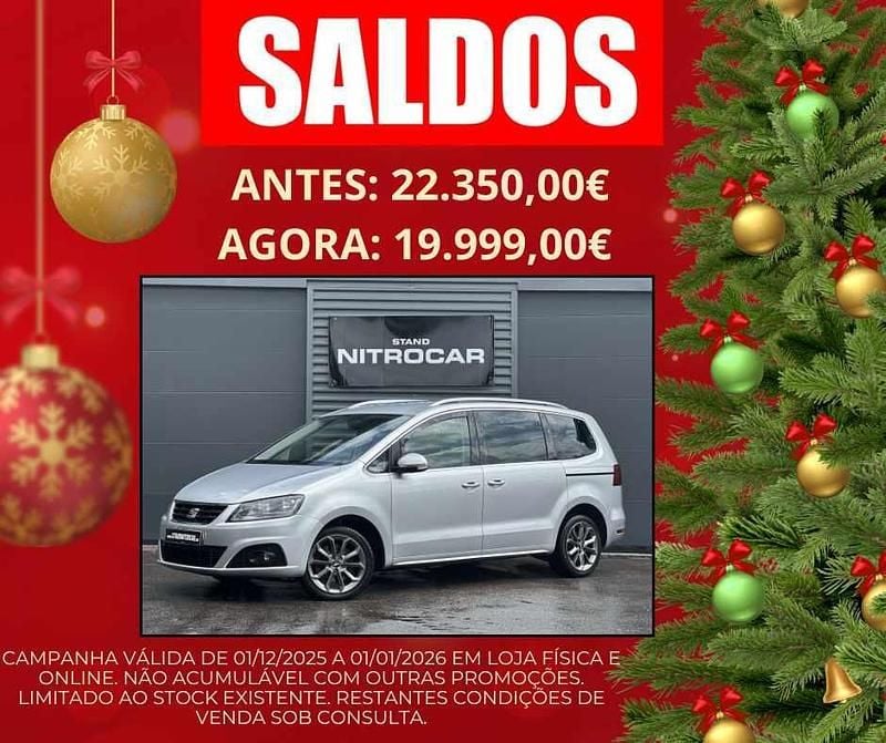 Cinzento Usado 2017 Seat Alhambra Monovolume | € 19.999 - Imagem 1/4