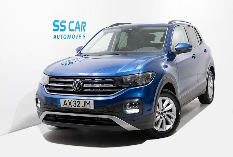 Azul Usado 2022 VW T-Cross Freestyle SUV | € 16.490 (Bom preço) - Imagem 1/4