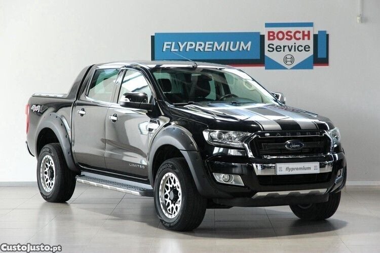 Preto Usado 2016 Ford Ranger Limited Pickup | € 31.750 (Caro) - Imagem 1/1