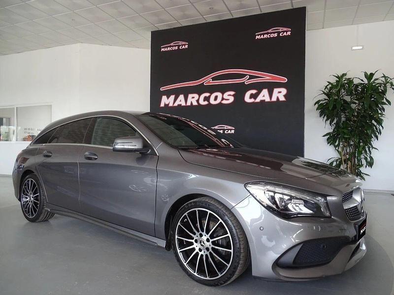 Cinza Usado 2018 Mercedes CLA180 Shooting Brake AMG line Carrinha | € 24.700 - Imagem 1/3