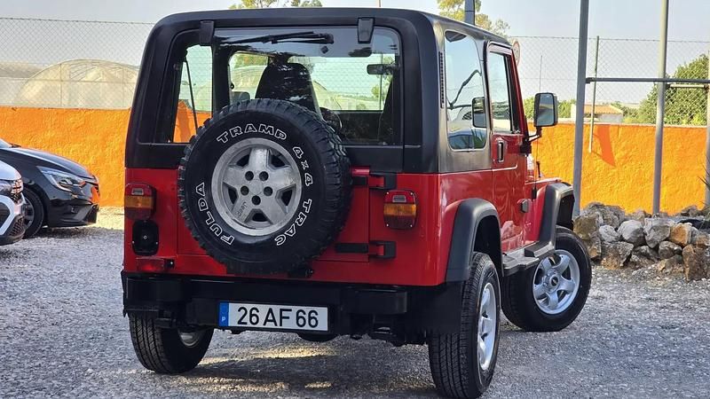 Usado Jeep Wrangler Sport 121 HP (88 kW) 1995 Vermelho SUV