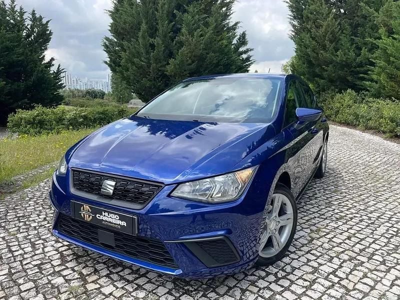 Azul Usado 2017 Seat Ibiza Reference | € 8.990 (Bom preço) - Imagem 1/4