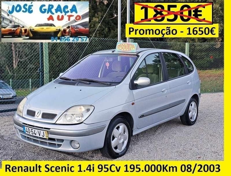 Cinzento Usado 2003 Renault Scénic Monovolume | € 1.650 - Imagem 1/4