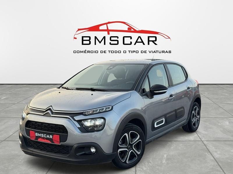 Cinza Usado 2022 Citroën C3 PureTech Citadino | € 16.500 (Bom preço) - Imagem 1/4