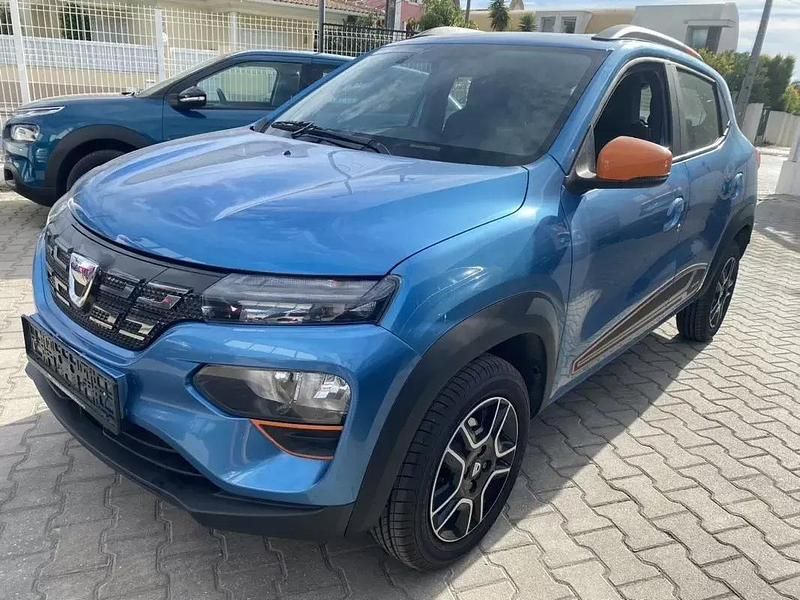 Azul Usado 2021 Dacia Spring Comfort Plus Citadino | € 13.500 (Caro) - Imagem 1/4