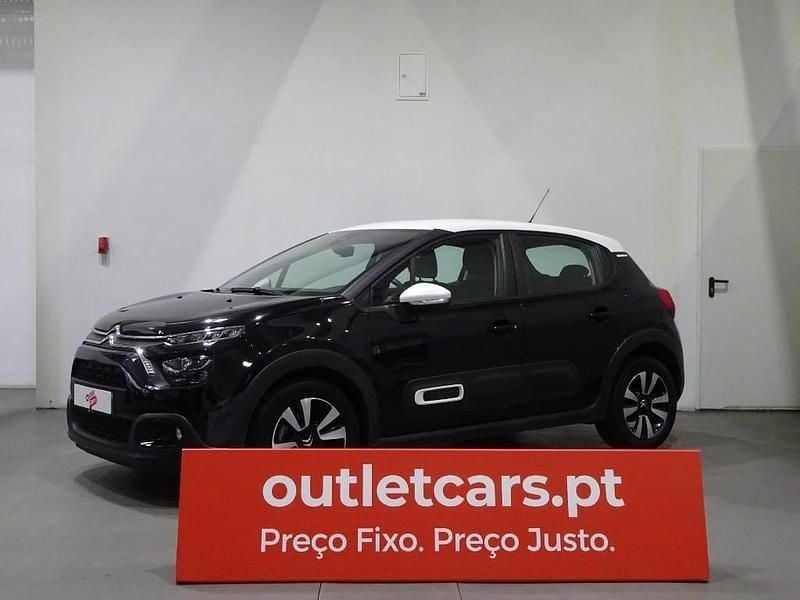 Preto Usado 2022 Citroën C3 PureTech | € 12.950 (Preço justo) - Imagem 1/4