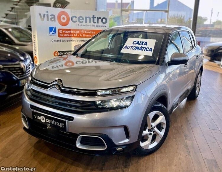 Cinza Usado 2021 Citroën C5 Aircross Feel SUV | € 22.750 (Preço justo) - Imagem 1/1
