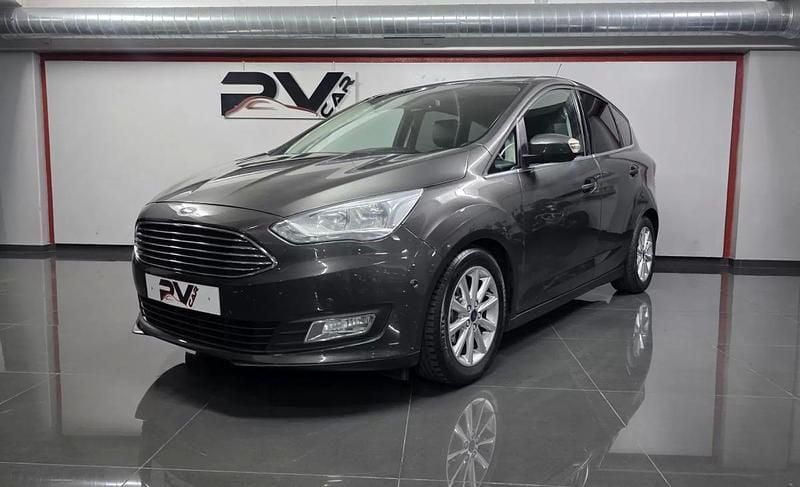 Cinzento Usado 2016 Ford C-MAX Titanium S Monovolume | € 11.990 (Preço justo) - Imagem 1/4