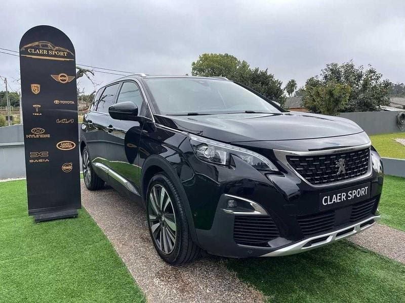 Preto Usado 2017 Peugeot 5008 GT-line Monovolume | € 14.900 (Preço justo) - Imagem 1/4