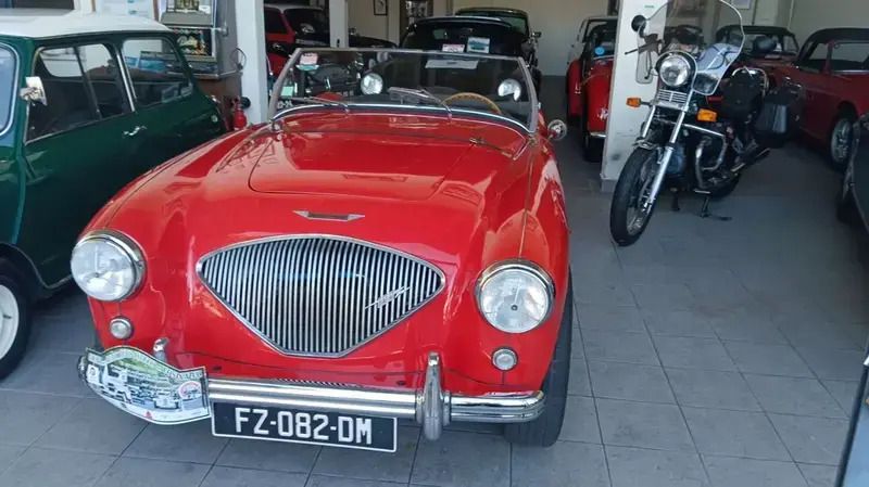 Vermelho Usado 1955 Austin Healey 100 Cabrios | € 95.000 - Imagem 1/1