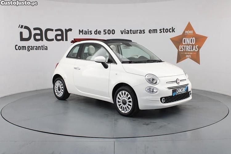 Branco Usado 2020 Fiat 500C Lounge Cabrios | € 9.899 (Bom preço) - Imagem 1/1