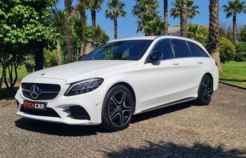 Branco Usado 2019 Mercedes C220 AMG line Carrinha | € 26.500 (Preço justo) - Imagem 1/4