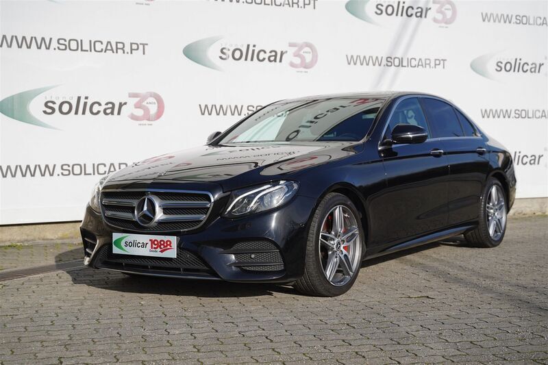 Preto Usado 2017 Mercedes E220 AMG line Sedan | € 35.500 (Preço justo) - Imagem 1/4