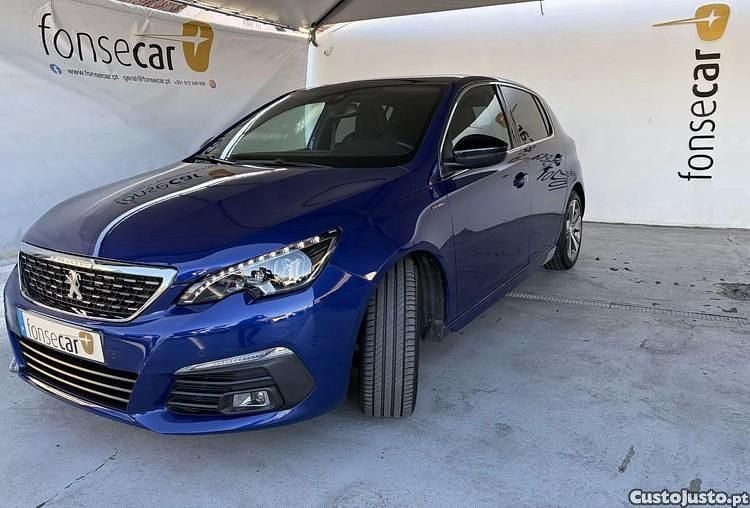 Azul Usado 2020 Peugeot 308 GT-line | € 14.990 (Preço elevado) - Imagem 1/1