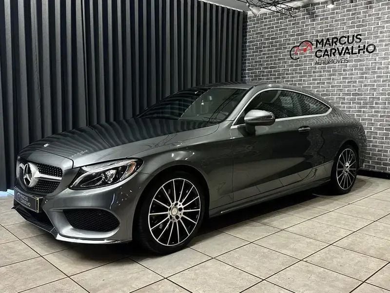 Usado Mercedes C220 AMG 170 HP (125 kW) 2016 Cinzento Coupé